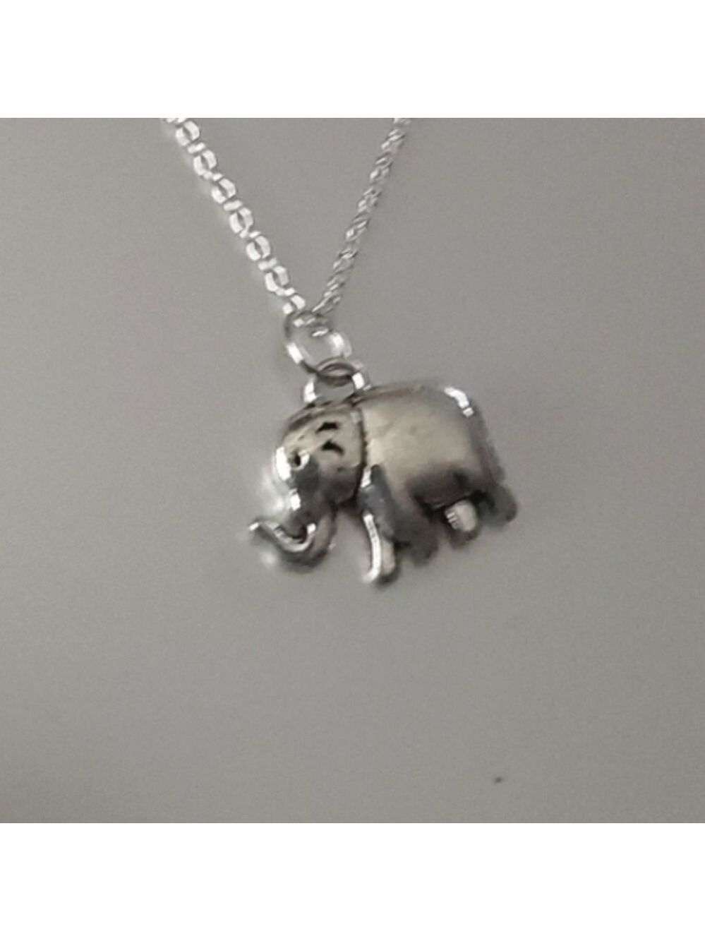 Elephant Necklace 925S sterling Chain
